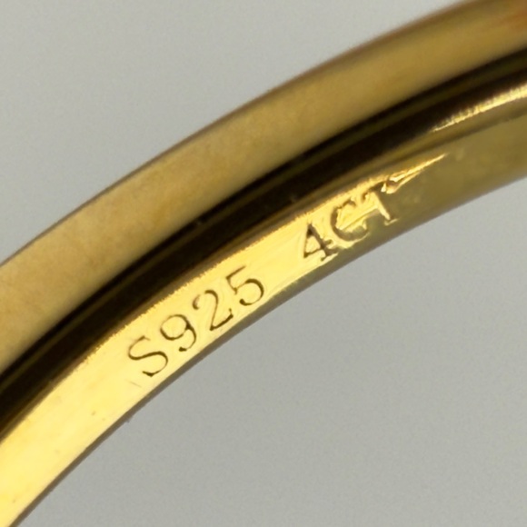 Tanzanite CZ Emerald Cut 4 Karat Solitare Ring .925 Siver Size 7 NEW - Picture 14 of 17